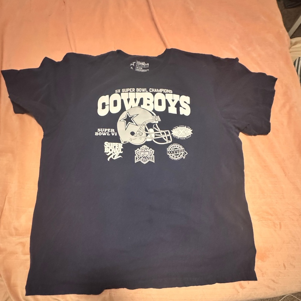 NFL Navy Cowboys Super Bowl Champions Tee